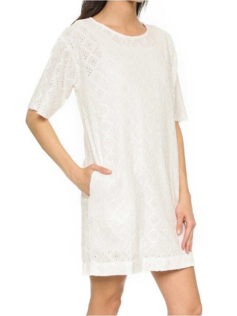 White Eyelet Dress